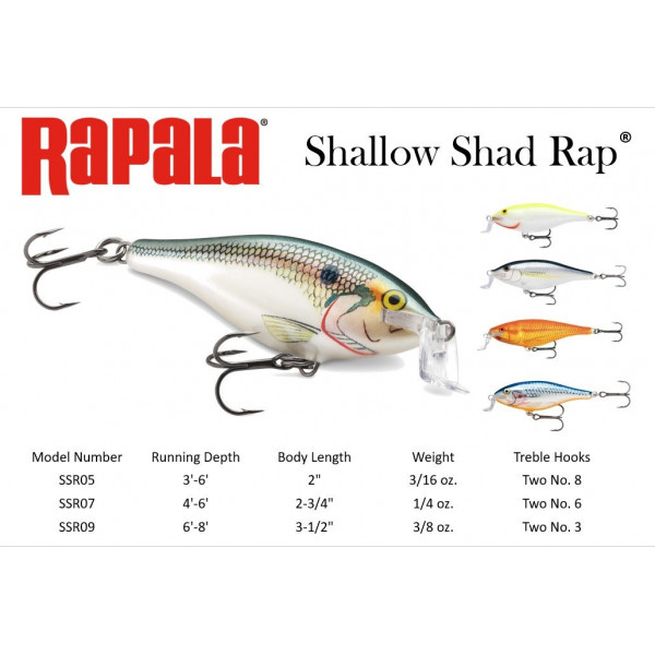 Rapala Shallow Shad Rap