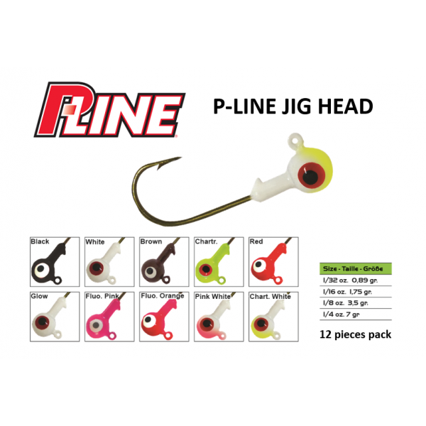 PLine Jig Head (12 peças)