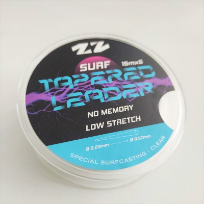 Zun Zun Tapered Leader Monofilamento Cónico 5x15m