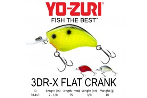 Yo-Zuri 3DR-X Flat Crank
