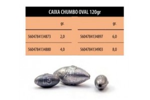 Vega Caixa de Chumbo Oval 2