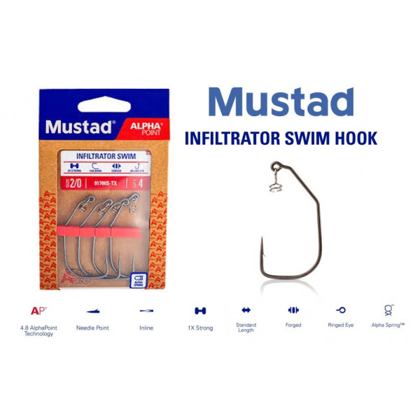Mustad Infiltrator Swim Hook