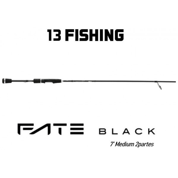 13 Fishing Fate Black Spinning 7Medium (2 partes)