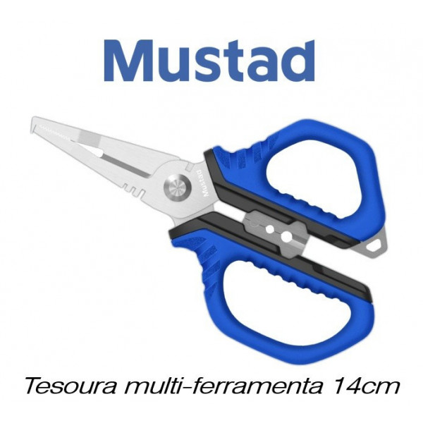 Mustad Tesoura Multi-ferramenta 14cm
