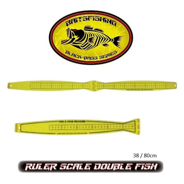 Baitsfishing Ruler Scale Double Fish