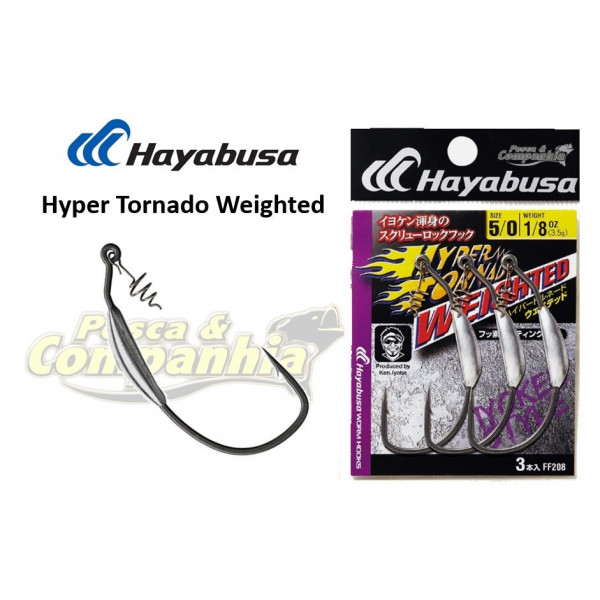 Hayabusa Hyper Tornado Weighted Hook
