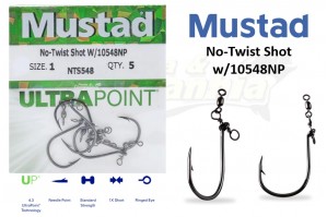 Mustad No-Twist Shot w/10548NP