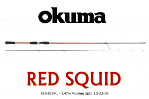 Okuma Red Squid 822ML...