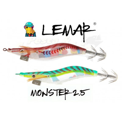 Lemar Monster 2.5 Squid Lure | Pesca e Companhia