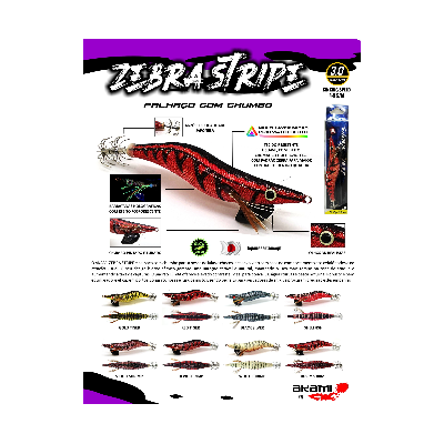 Akami Zebra Stripe