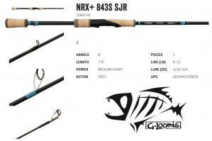 Gloomis NRX+ Spin Jig 843S SJR 2