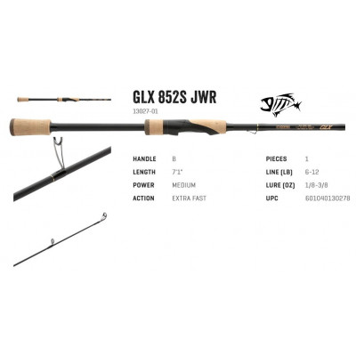 Gloomis GLX BASS Jig & Worm 852S JWR