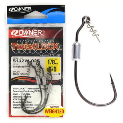 Owner TwistLOCK Weighted Hook 5132W