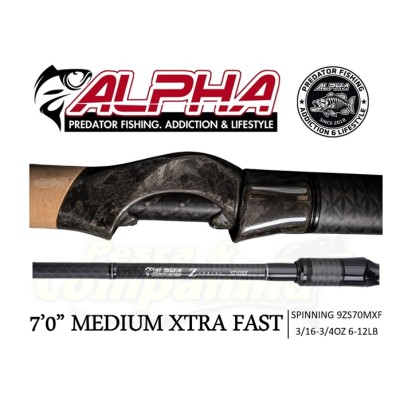 Alpha Z Series Spinning 7'1" Medium Fast