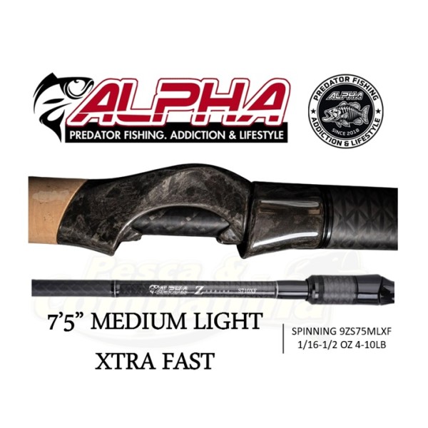 Alpha Z Series Spinning 7'5" Medium Light Xtra Fast