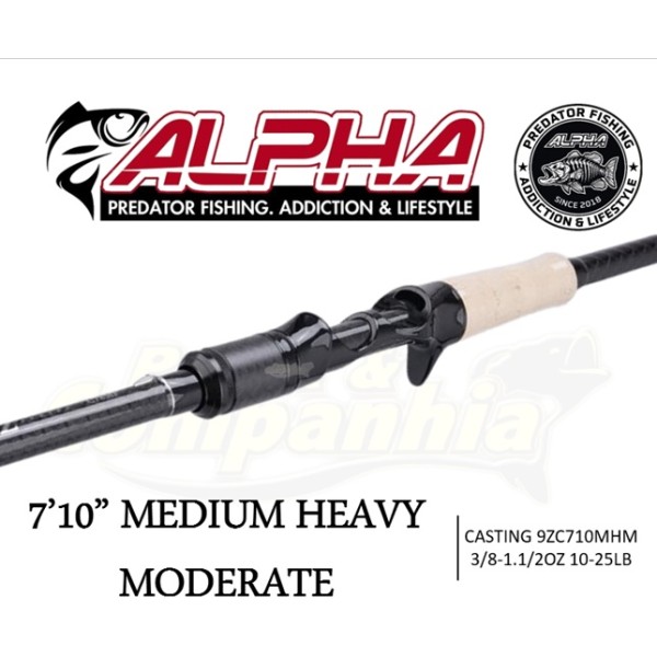 Alpha Z Series Casting 7'10" Medium Heavy Moderate
