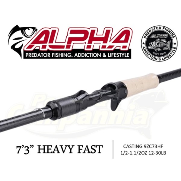 Alpha Z Series Casting 7'3" Heavy Fast