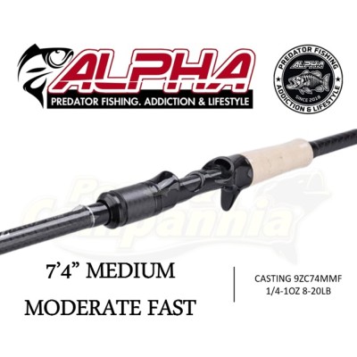 Alpha Z Series Casting 7'4" Medium Moderate Fast