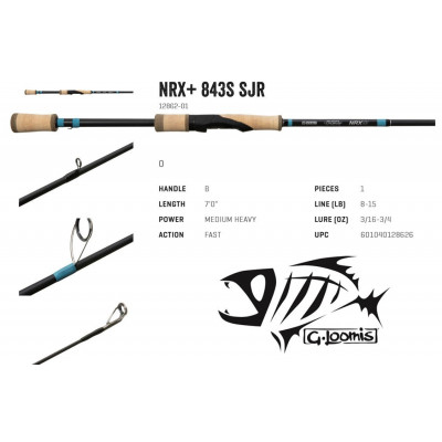 Gloomis NRX+ Spin Jig 843S SJR