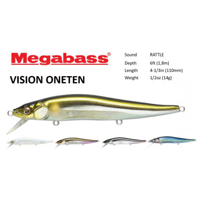Megabass Vision Oneten Jerkbait | a loja
