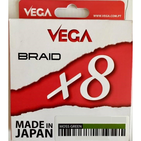Vega Braid X8 - 300m Moss Green