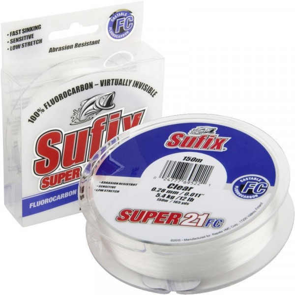 Sufix Super 21FC Fluorocarbon - 100yds