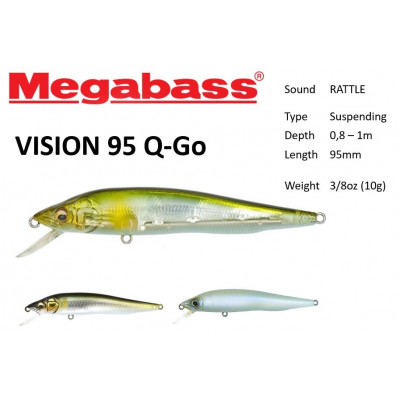 Megabass Vision 95 Q-Go